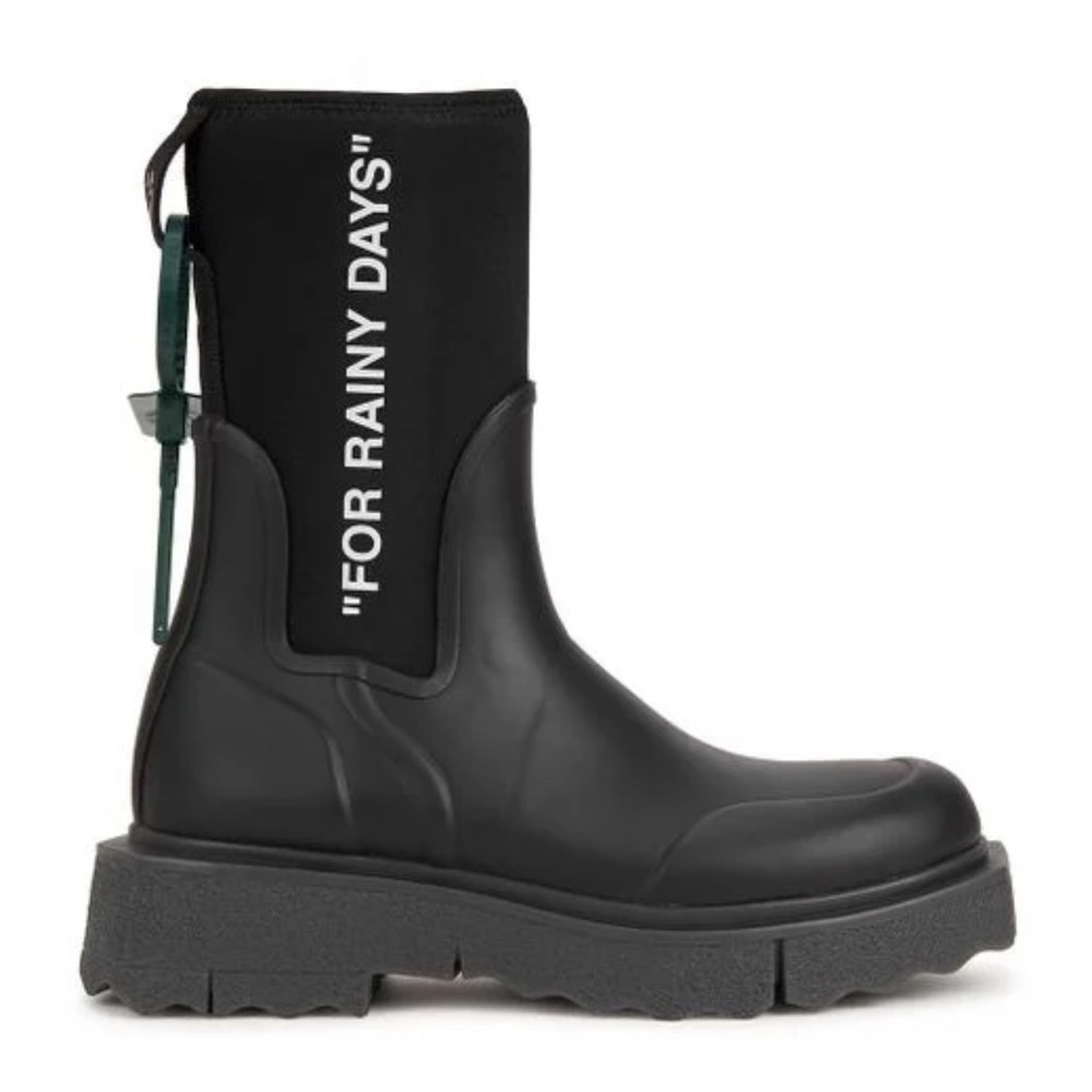 Off-White Sponge Rubber Rainboot